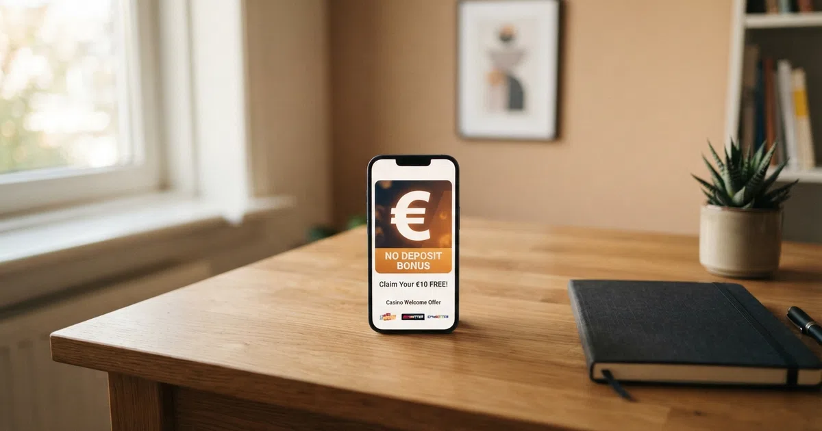Een overzicht van een registratiebonus op het scherm van een online casino