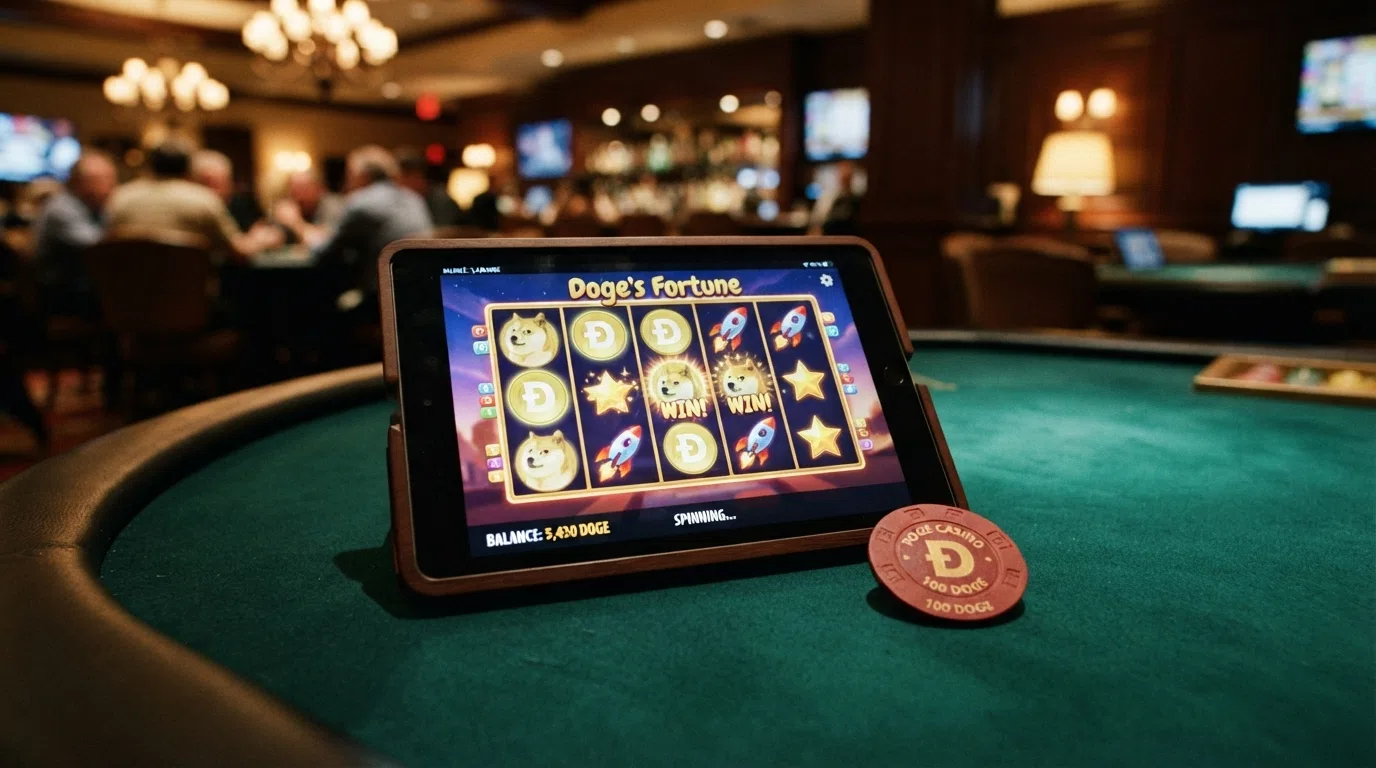 Selectie van online slots en live-dealer-spellen die met Dogecoin-tegoed te spelen zijn