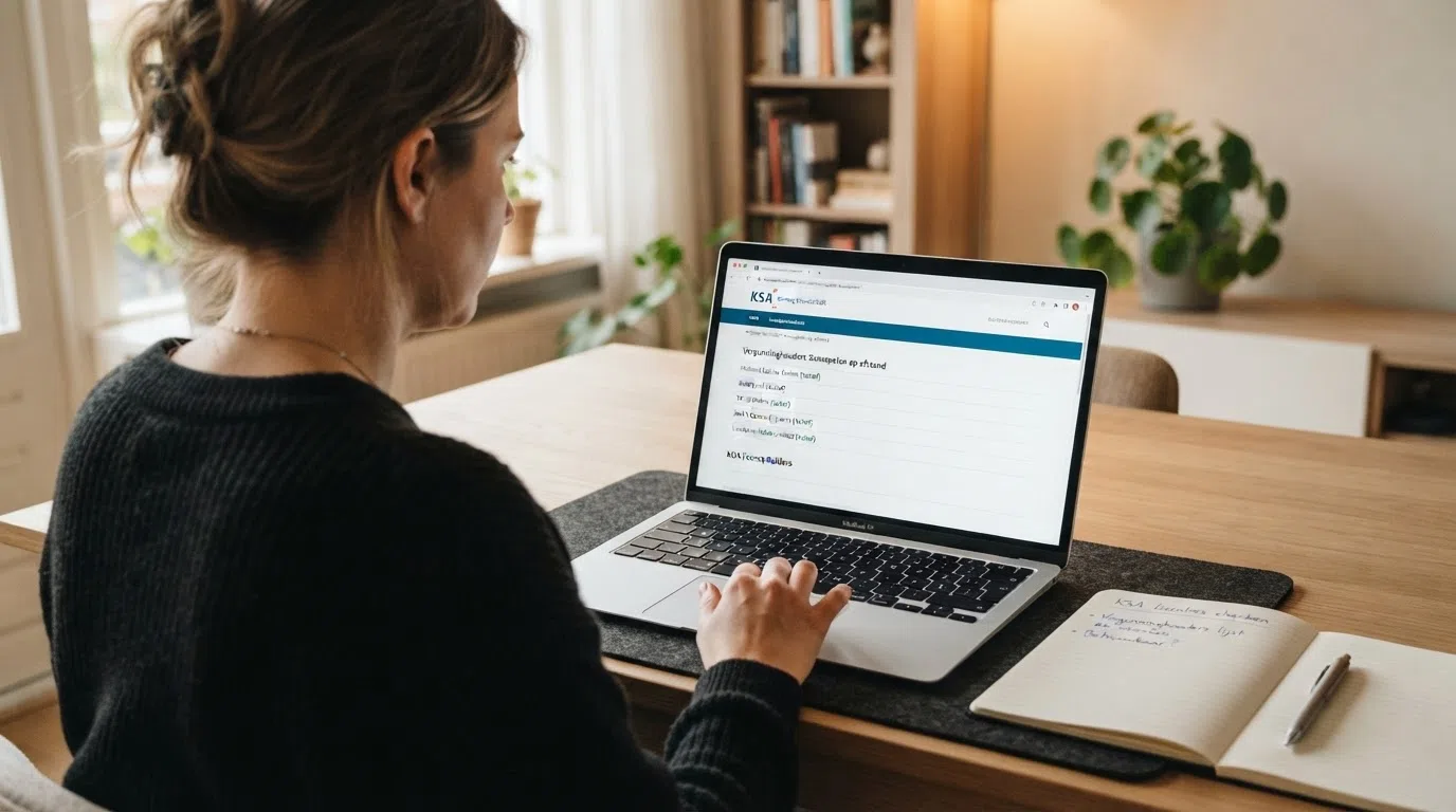 Een screenshot van het openbare KSA-vergunningenregister (Kansspelwijzer) op kansspelautoriteit.nl — meerdere actieve KOA-licentiehouders in een lijst met vergunningnummers en statussen