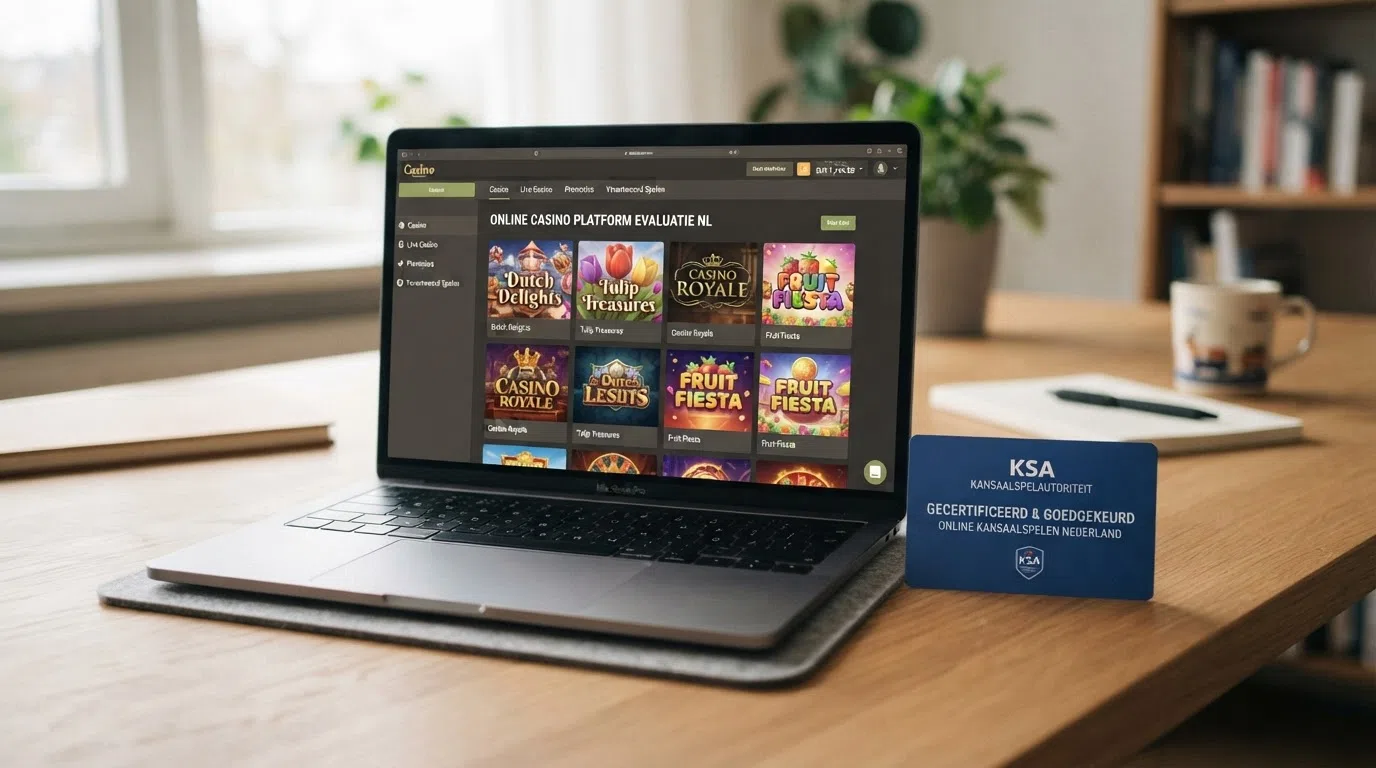 Een overzichtelijke rij van logo's van de besproken Nederlandse NetEnt-casino's met een KSA-keurmerk icoon centraal