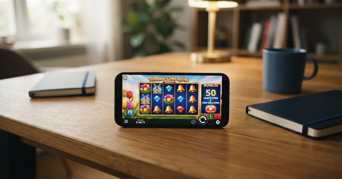 Een Nederlands online casino scherm met bonusaanbiedingen — de spanning tussen een opvallend percentage en de kleine lettertjes
